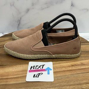 Sperry Sailor Twin Gore Blush Jute Slip On Sneaker 9